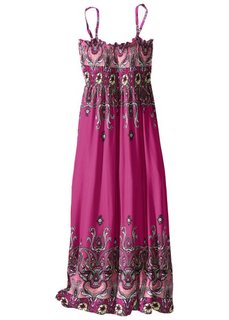 Платье (бирюзовый с рисунком) Bonprix