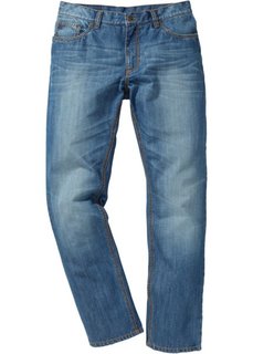 Джинсы Regular Fit Straight, cредний рост (N) (темно-синий «потертый») Bonprix