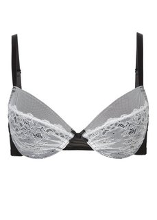 Бюстгальтер, чашка C (сиреневый/экрю) Bonprix