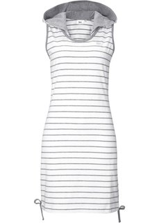 Трикотажное платье (черный/белый в полоску) Bonprix
