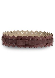 Ремень на талию с перфорированным узором (красный) Bonprix