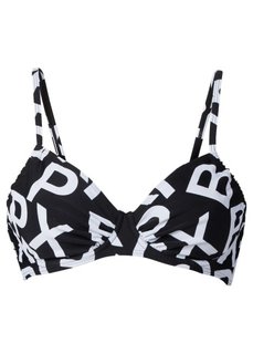 Купальный бюстгальтер, чашка D (черный/белый) Bonprix