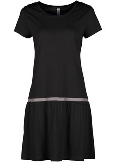 Трикотажное платье (светло-серый меланж/желтый нео) Bonprix