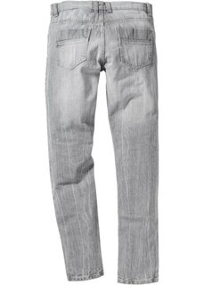 Джинсы Slim Fit Straight, длина (в дюймах) 32 (голубой «потертый») Bonprix
