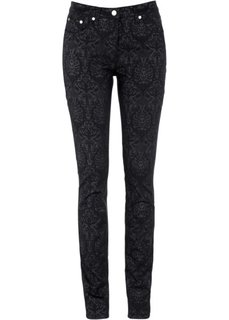 Брюки-стретч (серебристый матовый/дымчато-се) Bonprix