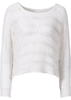 Вязаный пуловер (нежно-коралловый) Bonprix