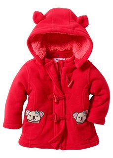 Флисовая курточка (красный/нежный ярко-розовый) Bonprix