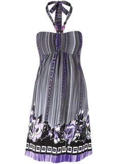 Платье (черный/цвет красной ягоды) Bonprix