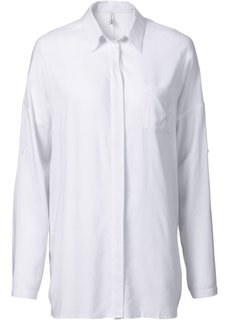 Удлиненная блузка (цвет фуксии) Bonprix