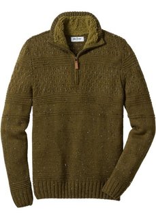 Пуловер Regular Fit (натуральный меланж) Bonprix