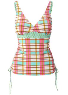 Топ, чашка D (розовый/нежно-голубой) Bonprix