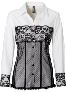 Блуза (антрацитовый/черный) Bonprix