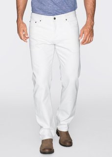 Джинсы Regular Fit Straight, cредний рост (N) (белый) Bonprix