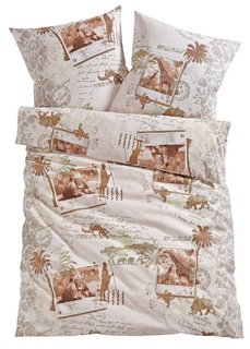 Постельное белье Сафари, линон (натуральный) Bonprix