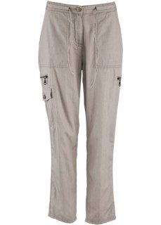 Брюки-карго 7/8 (темно-оливковый) Bonprix