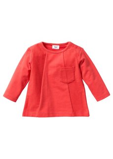 Мода для малышей: свитшот из биохлопка, Размеры  56/62-104/110 (омаровый) Bonprix