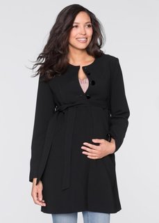 Мода для беременных: полупальто (черный) Bonprix