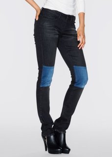 Джинсы Slim Fit (черный деним) Bonprix