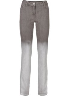Джинсы Slim Fit с переходом оттенков (синий «потертый») Bonprix