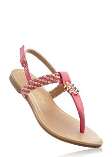 Сандалии (черный/серебристый) Bonprix