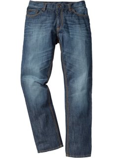 Джинсы Regular Fit Straight, cредний рост (N) (синий «потертый») Bonprix