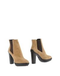Бежевые Полусапоги и высокие ботинки Tod's