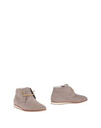 Серые Полусапоги и высокие ботинки Tod's