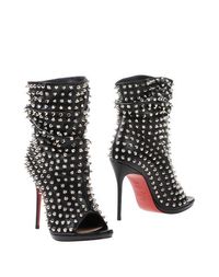 Черные Полусапоги и высокие ботинки Christian Louboutin