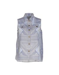 Джинсовая рубашка Current/Elliott + Mary Katrantzou
