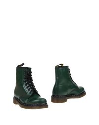 Зеленые Полусапоги и высокие ботинки DR. Martens