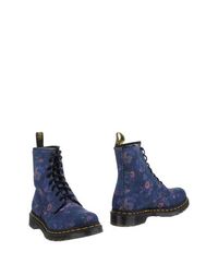 Синие Полусапоги и высокие ботинки DR. Martens