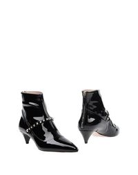 Черные Полусапоги и высокие ботинки MIU MIU