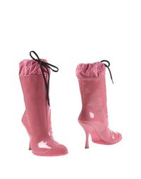 Розовые Полусапоги и высокие ботинки MIU MIU