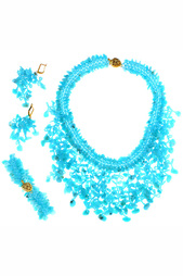 Комплект: ожерелье, серьги Migura