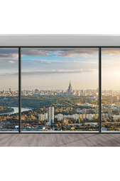 Фотообои Окно на Москву Chernilla