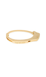 Handcuff 14k gold plated bracelet - Cast of Vices