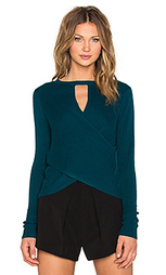 Свитер long sleeve cross back - Halston Heritage