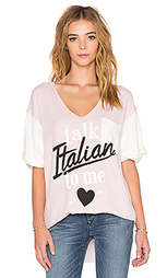 Футболка с рисунком talk italian to me - Wildfox Couture