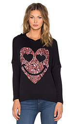 Худи lotta red bandana heart hoodie - Lauren Moshi