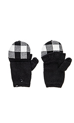 Варежки fleece lined plaid - Plush