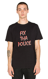 Футболка с рисунком fix the police - Lazy Oaf