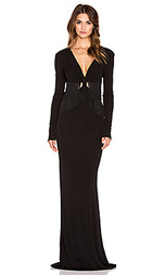 Вечернее платье с бахромой wanda - RACHEL ZOE