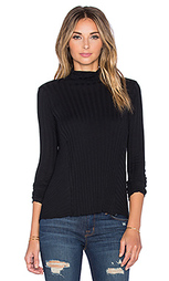 Свитер cashmere flare long sleeve turtleneck - Enza Costa