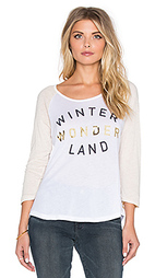 Футболка с рисунком winter wonderland baseball - SUNDRY