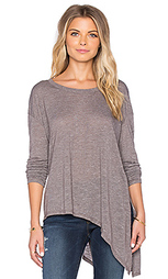Топ long sleeve asymmetrical hem - Michael Stars
