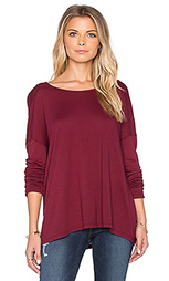 Топ long sleeve drop shoulder raglan - Michael Stars