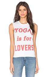 Майка без рукавов yoga is for lovers - The Laundry Room