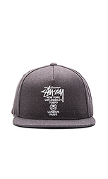 Бейсболка снэпбэк world tour ho15 - Stussy