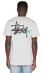 Футболка basic logo - Stussy