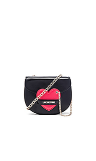 Сумка через плечо heart chain - Love Moschino